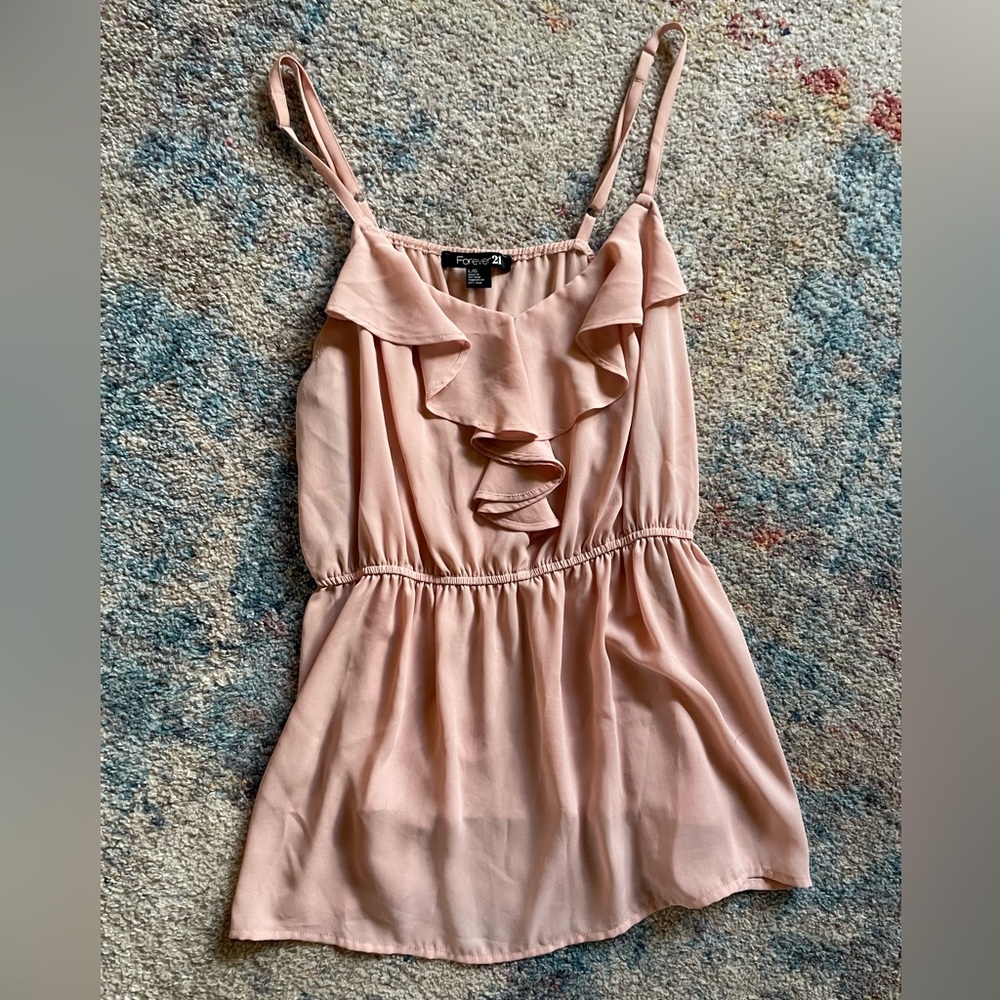 Blush Ruffle top